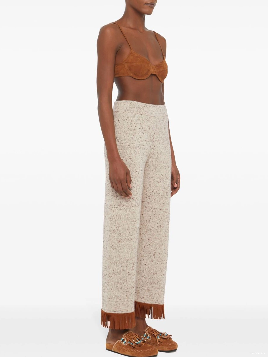 Affordable fringe-detail Alanui Women trousers Dreamscape 0324